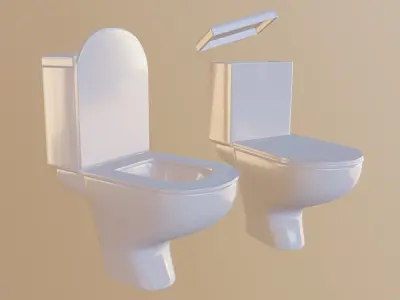 Toilet 3D model