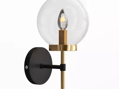 Camryn Glass Sconce 3D model