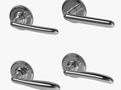 Door Handles 01 04 3D model