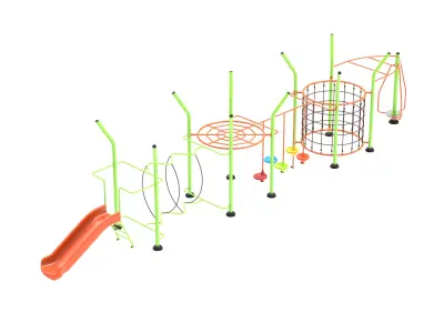 3D MODEL PLAYGROUND CLIMBING FRAME 3D model
