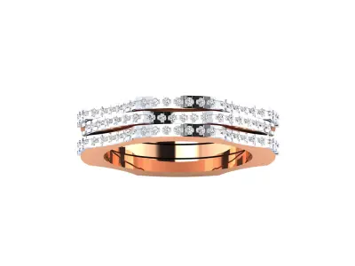 Women Ring 3D print model 51