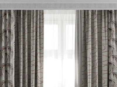 Curtain Set 14 3D model