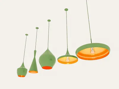 Loft Ceiling Lamp Collection 3D model