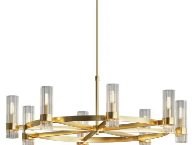 Barclay Large Chandelier 3D model