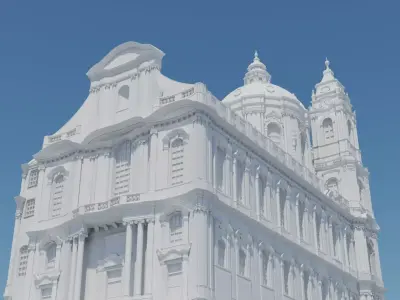 Prague church 3D print model