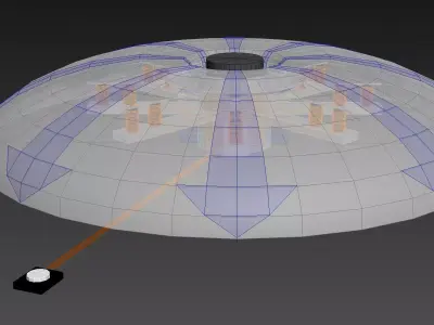 UHF - Deca-Hexa Doorbell - Concept 3D model