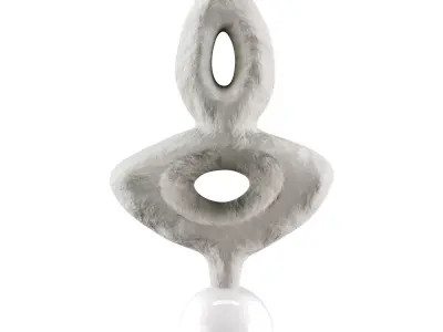 Rising Light Pendant Low-poly 3D model