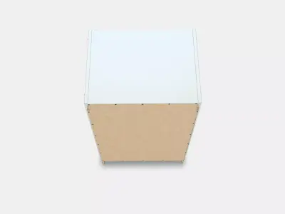 GURSKEN Bedside table Low-poly 3D model