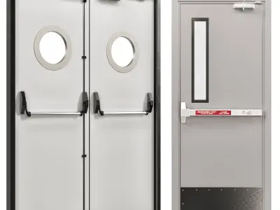 Industrial Doors 3D model