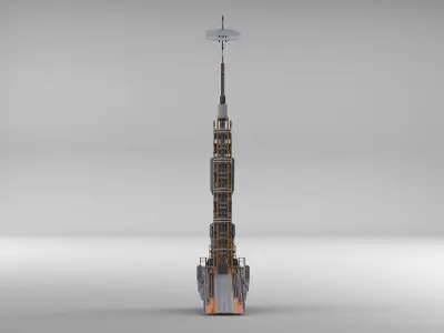  antenna post 1 3D model