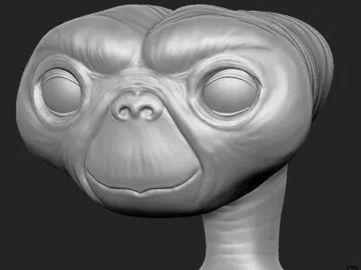 ET Alien 3D print model