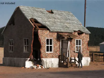  Zombie Chasing Survivor Woman 