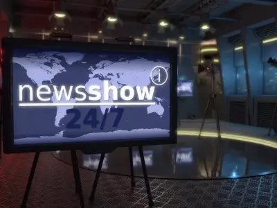 Virtual Studio Low-poly 3D model