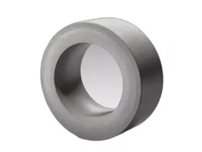 Rough Concrete Pipe Ring Segment Low-poly 3D model