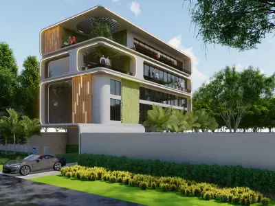Residence Exterior model 3D model