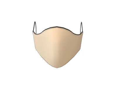 Mask v1 002 Low-poly 3D model