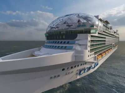 Icon of the Seas with full interior 3D model