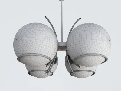 Modern Chandelier 4 3D model