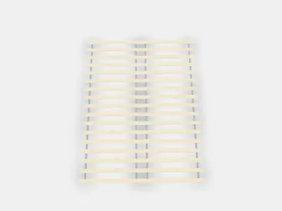 LUROY Slatted bed base Low-poly 3D model