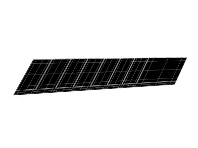 Utility Knife Blade v1 002 Low-poly 3D model