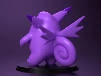 Clefable pokemon 3D print model