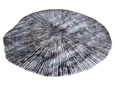 Sea Blue Caliedo Rug Low-poly 3D model