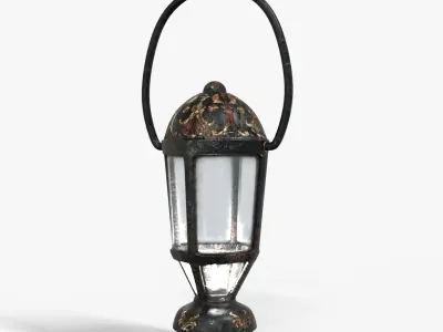 Turk light For christmas Low-poly 3D model