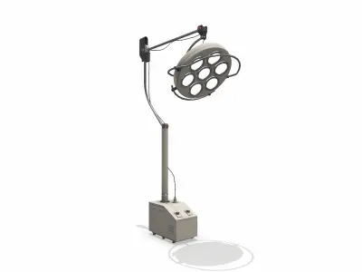 Hospital Old Operating Lamp Low-poly PBR Low-poly 3D model