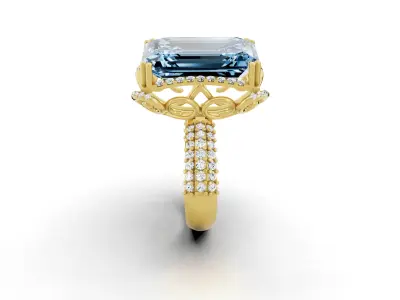 Diamond ring Jewellery For Women 3D print model purchase