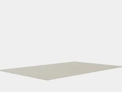 Cotton Rug Low-poly 3D model