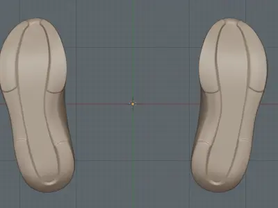 Basic shoe 01 Free 3D model