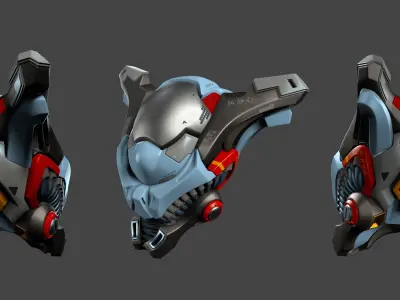 Helmet elien 01 02 3D model