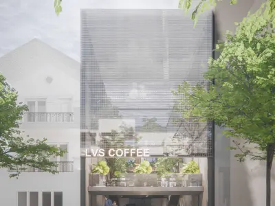 FOREST COFFEE STORE AND APARTMENT 3D model