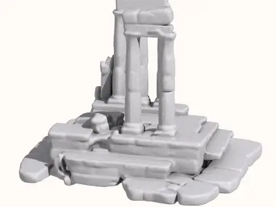Ancient Ruins 11 3D print model