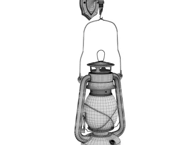 Retro Lantern 3D model