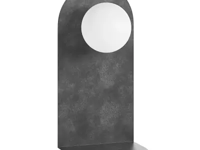 Wall Lamps Mapi with Shelf 3D model