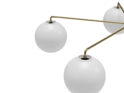 MENU Chambers Chandelier 96 with TR Bulb 3D model