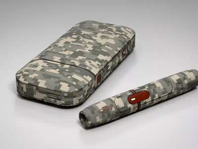 IQOS Camouflage PBR Low-poly 3D model