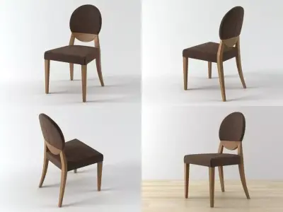 Chair four different chairs 3D model purchase
