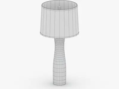 1371 - Table Lamp Low-poly 3D model