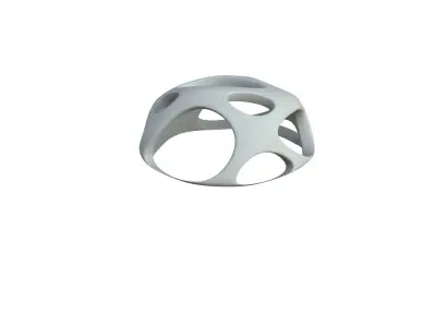 SciFi Cube Object No 47543 Low Poly Shape Low-poly 3D model
