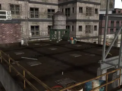 Scene - Rooftop - Exterior 3D model