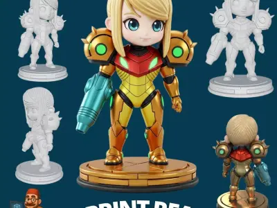 Savior of the Galaxy in Chibi Form 3D print model