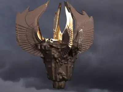 Floating Angel monolith 9 3D model