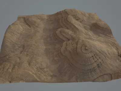 MARS - 2 LANDSCAPE LowPoly Low-poly 3D model