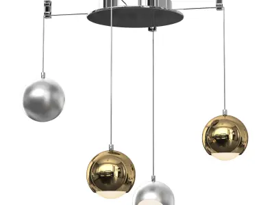 Spider Lamp 4 3D model