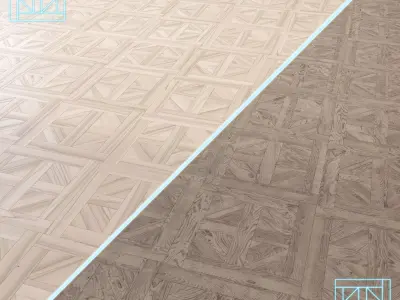 Parquet - Laminate - Wooden floor 2 in 1 Low-poly 3D model 171