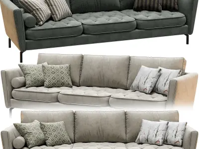 BoConcept Osaka 3 Seats Sofa 3D model