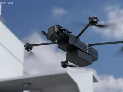  Combat Surveillance Drone Sonora Harmattan AI Black 