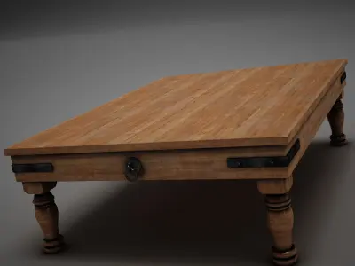 Antique Coffe Table 3D model